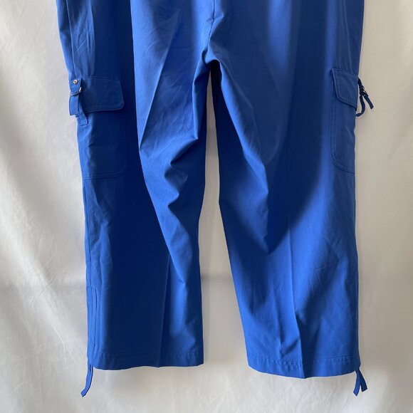 Zenergy by Chico’s Womens Blue High Rise Cropped Cargo Pant Size 3 US XL/16 - Picture 7 of 14